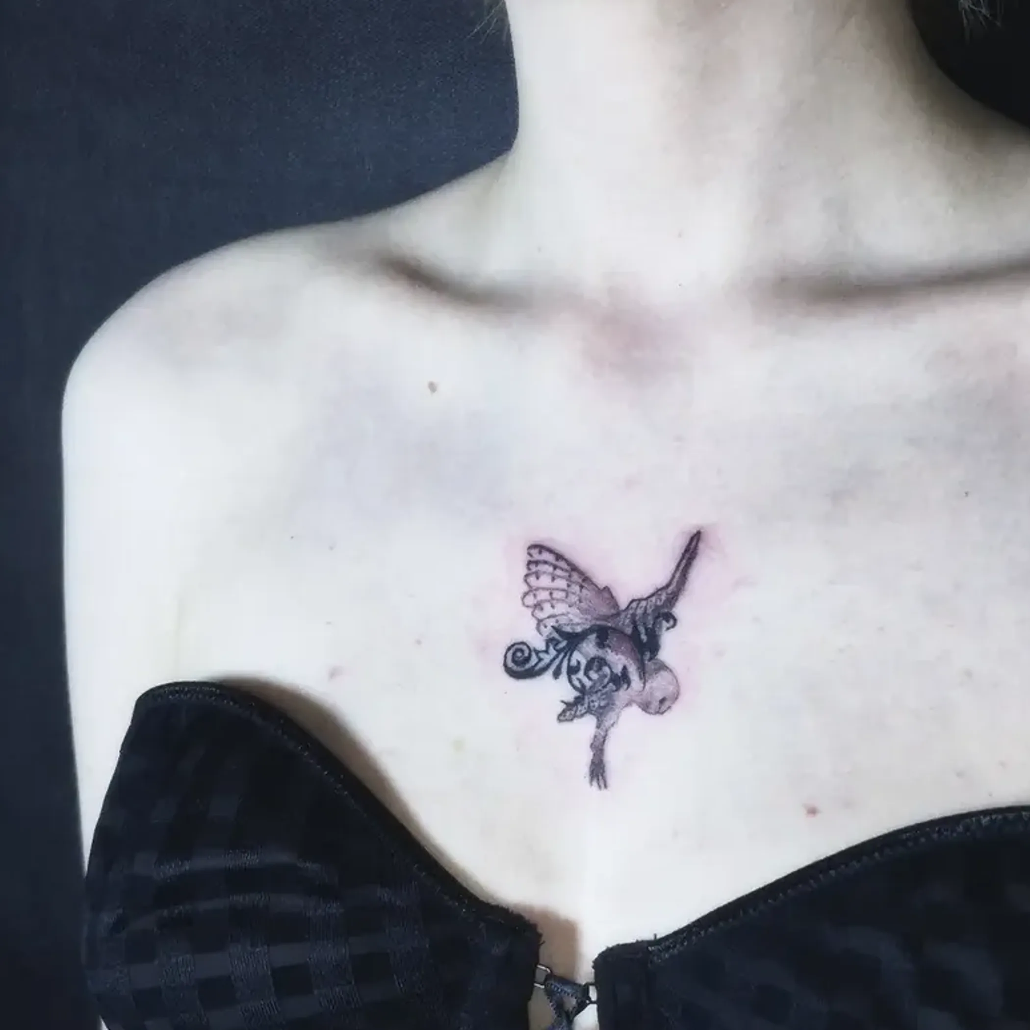 close-up of tattoo on skin