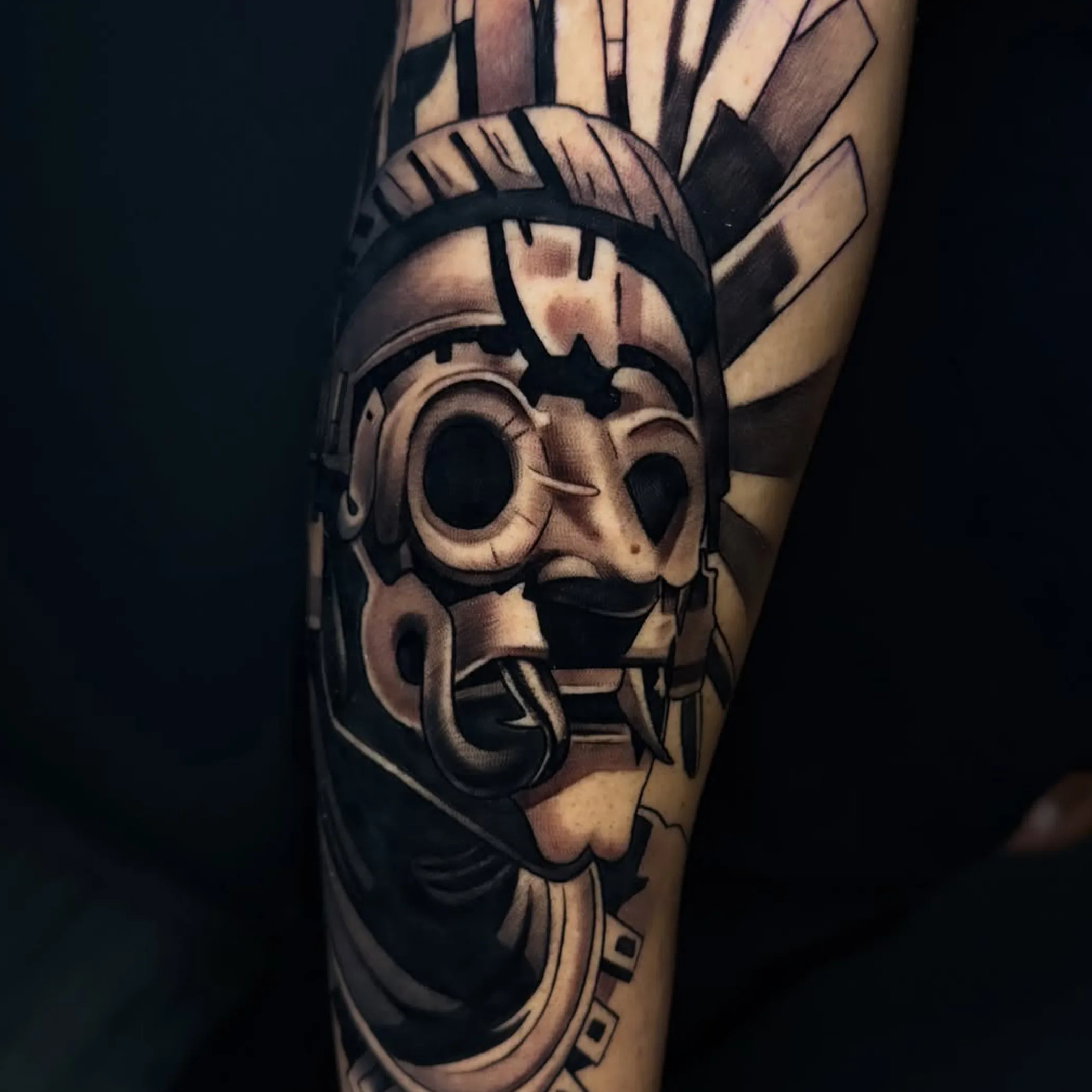 close-up of a tattoo on skin